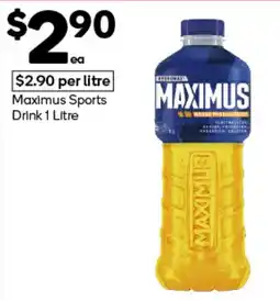 Woolworths Maximus Sports Drink offer