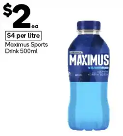 Woolworths Maximus Sports Drink offer