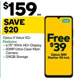 Woolworths Optus X Value 5G- offer