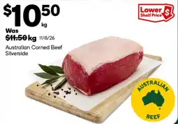 Woolworths Australian Corned Beef Silverside offer