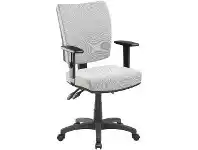 Officeworks Pago Flash II Deluxe Heavy-Duty Ergonomic Chair with Arms Pearl offer