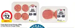 Coles Coles Beef Smash Burger offer