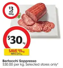 Coles Bertocchi Soppressa offer