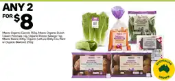 Woolworths Macro Organic Carrots offer
