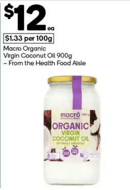 Woolworths Macro Organic Virgin Coconut Oil offer