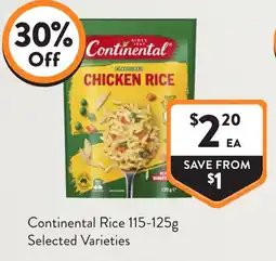 Foodworks Continental Chicken Rice offer