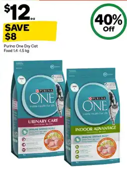 Woolworths Purina One Dry Cat Food offer