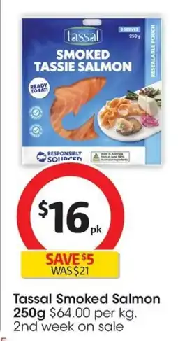 Coles Tassal Smoked Salmon offer