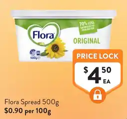 Foodworks Flora Spread offer