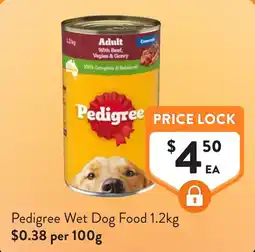 Foodworks Pedigree Wet Dog Food offer