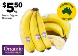Woolworths Macro Organic Bananas offer