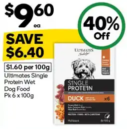 Woolworths Ultimates Single Protein Wet Dog Food offer