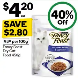 Woolworths Fancy Feast Dry Cat Food offer