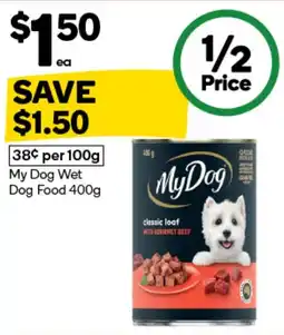 Woolworths My Dog Wet Dog Food offer
