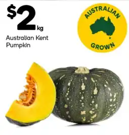 Woolworths Australian Kent Pumpkin offer
