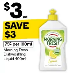 Woolworths Morning Fresh Dishwashing Liquid offer