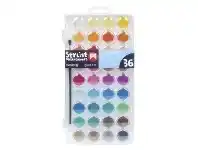 Officeworks Micador Watercolour Palette Stylist Disc 36 offer