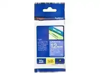 Officeworks Brother TZe-535 Laminated Tape 12mm x 8m White on Blue offer