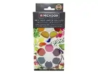 Officeworks Micador for Artists Brilliant Watercolour Disc 36 Pack offer