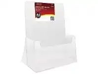 Officeworks Deflect-O deflecto Extra Capacity Brochure Holder Portrait offer