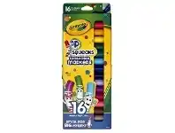 Officeworks Crayola Pip-Squeaks Washable Coloured Markers 16 Pack offer