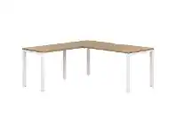 Officeworks Stilford S2 Pro V3 Workstation 1800 x 750mm Oak/White offer
