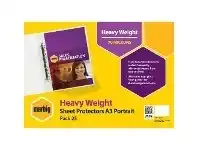 Officeworks Marbig A3 Heavy Weight Portrait Sheet Protector 25 Pack offer