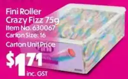 Campbells Wholesale Fini Roller Crazy Fizz offer