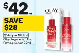 Woolworths Olay Regenerist Ultra Firming Serum offer