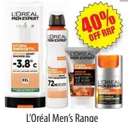 Healthy World Pharmacy L'Oréal Men's Range offer