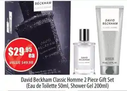 Healthy World Pharmacy David Beckham Classic Homme 2 Piece Gift Set offer