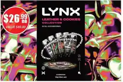 Healthy World Pharmacy Lynx Leather & Cookies Collection offer