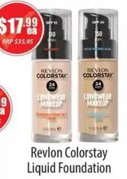 Healthy World Pharmacy Revlon Colorstay Liquid Foundation offer