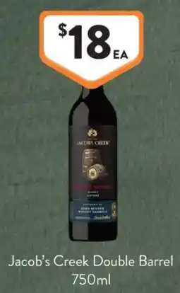Foodworks Jacob's Creek Double Barrel offer