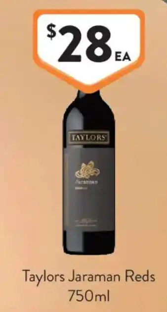 Foodworks Taylors Jaraman Reds offer