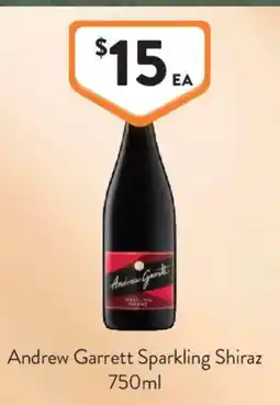 Foodworks Andrew Garrett Sparkling Shiraz offer