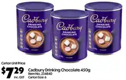 Campbells Wholesale Cadbury Drinking Chocolate offer