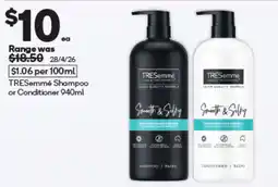 Woolworths TRESemmé Shampoo or Conditioner offer