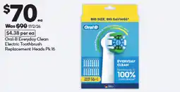 Woolworths Oral-B Everyday Clean Electric Toothbrush Replacement Heads offer