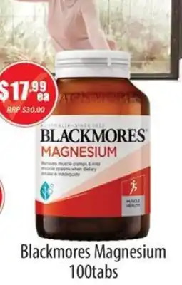 Healthy World Pharmacy Blackmores Magnesium offer