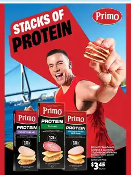 Campbells Wholesale Primo Protein Snack Cheese & Crackers offer