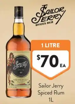 Foodworks Sailor Jerry Spiced Rum offer