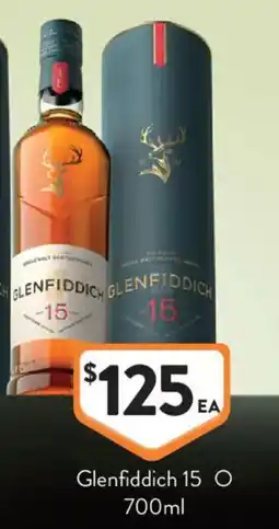 Foodworks Glenfiddich 15 offer