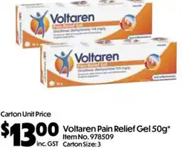 Campbells Wholesale Voltaren Pain Relief Gel offer
