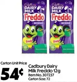 Campbells Wholesale Cadbury Dairy Milk Freddo offer
