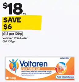 Woolworths Voltaren Pain Relief Gel offer