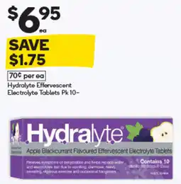 Woolworths Hydralyte Effervescent Electrolyte Tablets offer