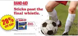 Healthy World Pharmacy Band-Aid Tough Stripe offer