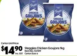 Campbells Wholesale Steggles Chicken Goujons offer