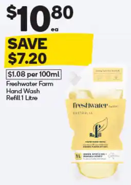 Woolworths Freshwater Farm Hand Wash Refill offer